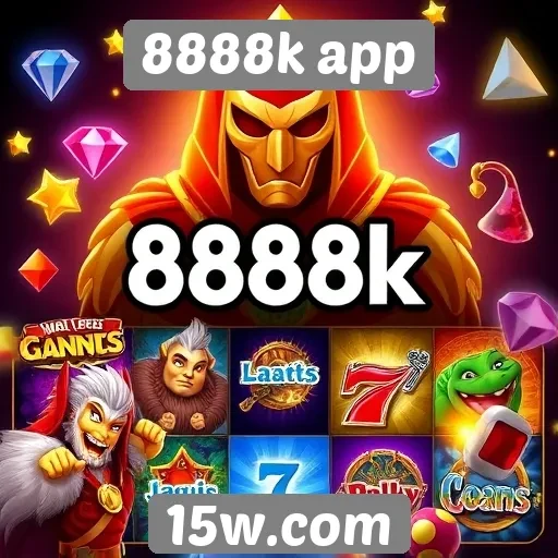 Variedade de jogos disponíveis no 8888k app